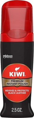 KIWI Color Shine Liquid Polish Black 2.5 FL. OZ.