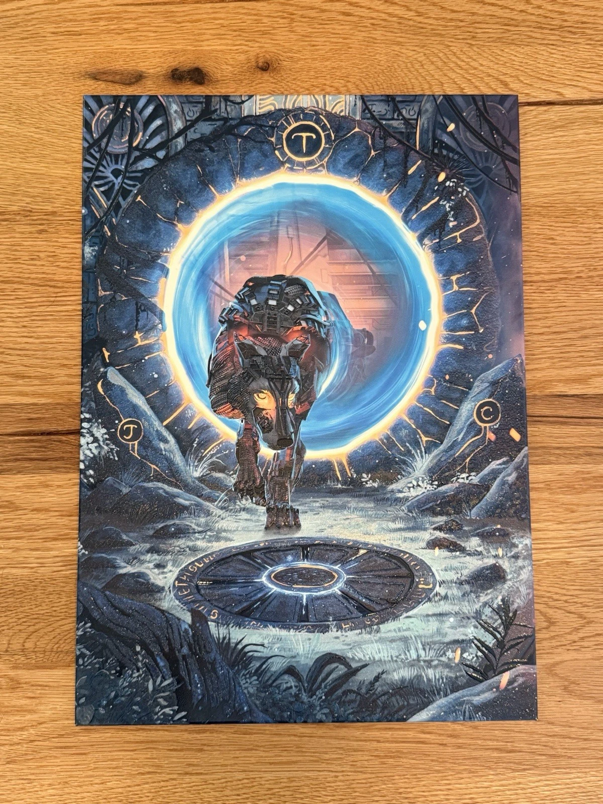 Displate Limited Edition Tail of the Past 119/500 Magnet & Sticker Set - No Box 3
