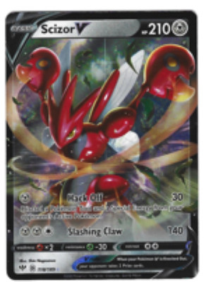 Pokemon TCG - Darkness Ablaze - Scizor V 118/189 - Ultra Rare Card