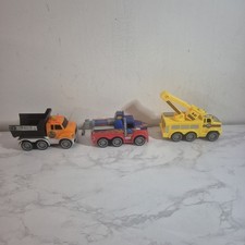 Sainsbury's Toy Trucks Bundle 3 Construction Utility Vehicles Crane Tipper