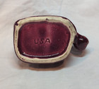 Vintage Mid-Century Red Cranberry Ceramic Girl At Wishing Well Planter ?Shawnee? — photo 5