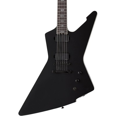 Schecter Guitar Research E-1 SLS Elite ''Evil Twin'' Electric Guitar Satin Black