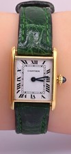 Orologio Vintage Cartier Paris Donna Oro Giallo 18K Swiss Made Ref 67117 Tank