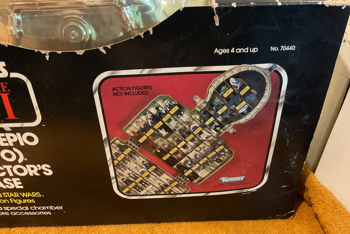 1983 C-3PO See-Threepio Collector's Case STAR WARS Vintage