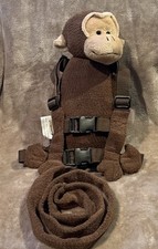 Eddie Bauer Monkey Toddler Safety Harness Jungle Backpack Adjustable Brown