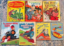 7 Vintage Children's Books About Trains-Rattle-Rattle, Whistle-Bell, Punnymoon's