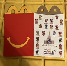 WALT DISNEY WORLD 50th ANNIVERSARY 2021 McDonald  s McDonalds Happy Meal Box
