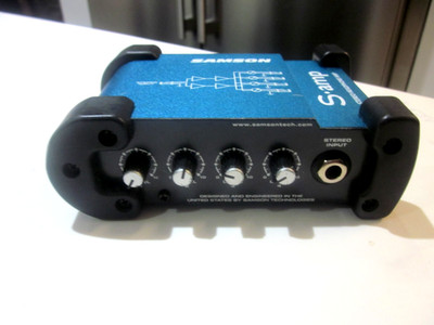 SAMSON S-AMP STEREO HEADPHONE AMP - NO POWER CORD