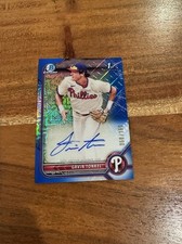 Gavin Tonkel 2022 1st Bowman Chrome Blue Mojo Refractor /150 Auto NRMT+ Phils!!