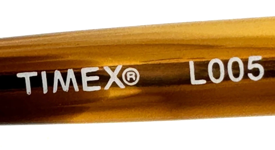 Gafas de ajuste grande marrón mate hechas por Timex L005 57 mm ojo 19 mm puente 145 brazo Foto 4 de 4