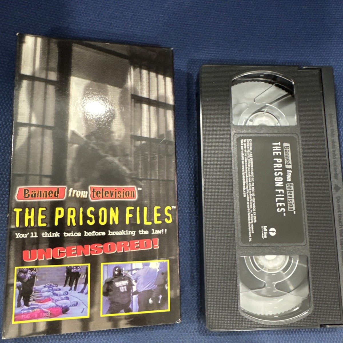 The Prison Files Uncensored Banned From Television VHS 1998 Fall