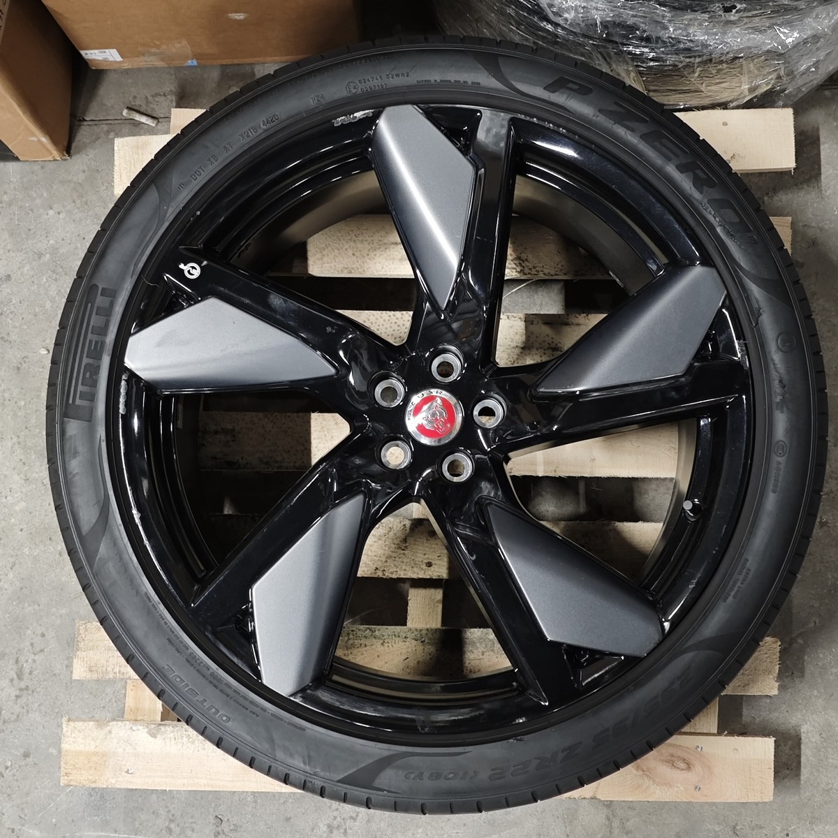 Genuine Jaguar F-Pace SVR Style 5117 Black Rims WITHOUT Tyres 22 