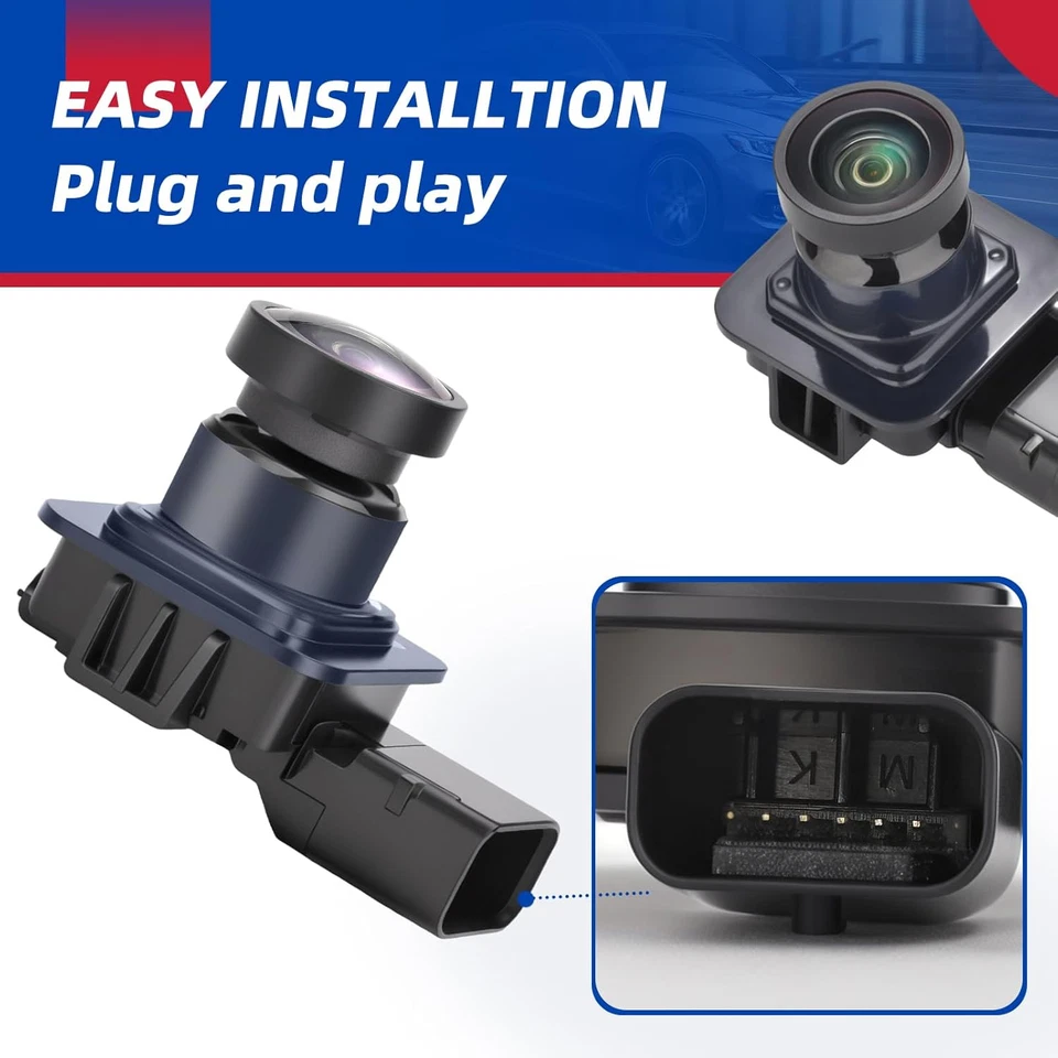 Rear View Backup Camera Compatible with Ford Edge 2011 2012 2013 2014 2015 Linco - Image 3 of 4