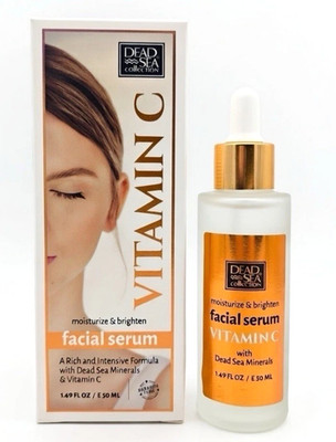 Dead Sea Collection Vitamin C Facial Serum 1.69oz Brightening Dead Sea Minerals