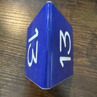Vintage plastic #13 Order number sign ... 3-inch square ... great condition! — photo 3