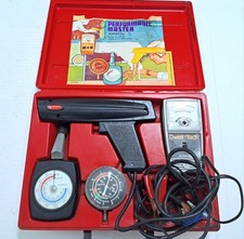 Vintage Jcpenny Timing Light Dwell Tach Compression Tester