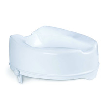 Mopedia Réhausse de WC avec butées Hauteur 14cm Blanc