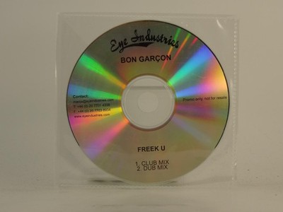 BON GARCON FREEK U (H1) 2 Track Promo CD Single including White Sleeve EYE INDUS