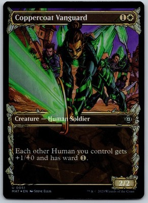 Coppercoat Vanguard (Showcase) Foil U March of the Machine: The Aftermath 51 NM