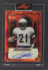 2025 Leaf Metal Halloween Ladainian Tomlinson Scream Red Auto 1/13 #BA-LT1
