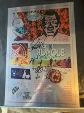 Mr Bungle Foil Concert Poster 2024 Autographed 13x18.75 Mike Patton Rare