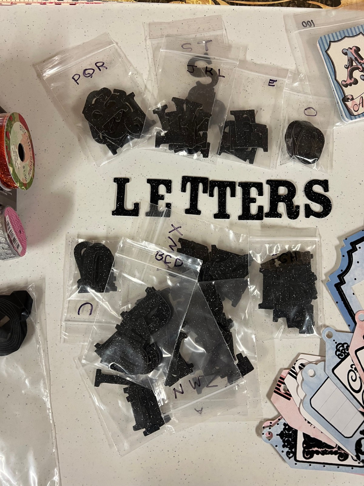 Fashion & Bling Scrapbook Crafting Kit - Paper, Ribbon, Embellishment, Stickers