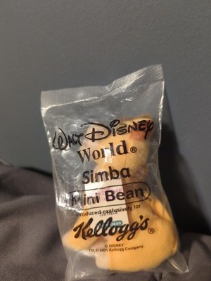 New Kellogg's Walt Disney World Lion King SIMBA MINI BEAN  3'' Plush Toy