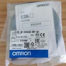 one New Omron E2B-M12KN08-WP-B1 10-30VDC 2m Proximity Switch