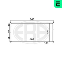 ERA Kondensator Klimaanlage 667144 FüR Ford Transit Bus F_E_ F_F_ F_G_ Fae_ Faf_