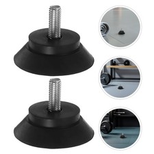 2 Pcs Treadmill Suction Cup Foot Pads Mats for Carpet Exercise Bikes