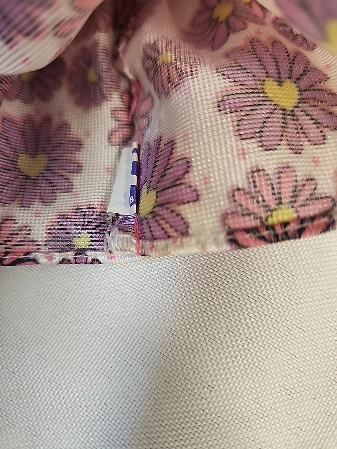 VETEMENTS Abito senza maniche BARBIE FASHION PACK 1995 rosa viola giallo fiore