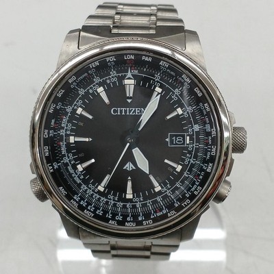 CITIZEN H145-T019391 Eco-Drive Radio Titanium Pilot Watch