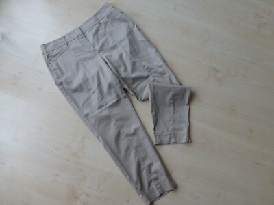 Gerry Weber summer trousers 7/8, size 42, beige, mint condition