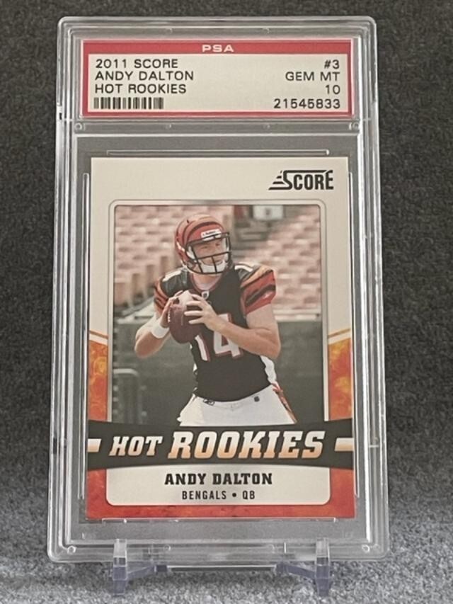Andy Dalton Score Hot Rookies #3 Base