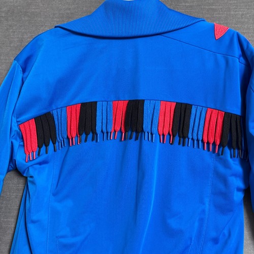 Adidas Jacket 36 Blue Red Original SuperStar Track y2k Trefoil Three Stripe 2010 - Picture 6 of 17