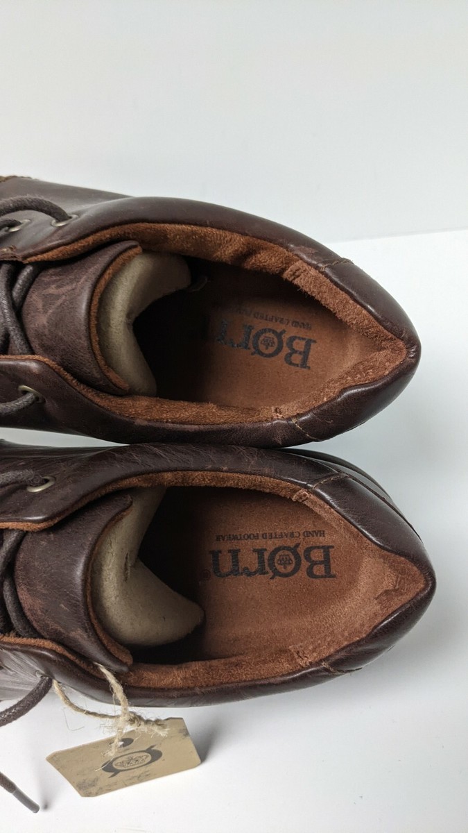 Born Nigel 3-Eye Oxford, Brown Leather, Men\'s 9.5 M Nigel 3-Eye | Born Shoes main image 4