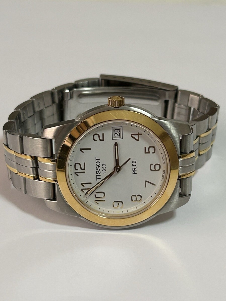 美品 メンズ　TISSOT ティソ PR50 J176/276K QZ 稼働品 VINTAGE TISSOT PR50 J176/276K WRIST WATCH, RUNNING With Date