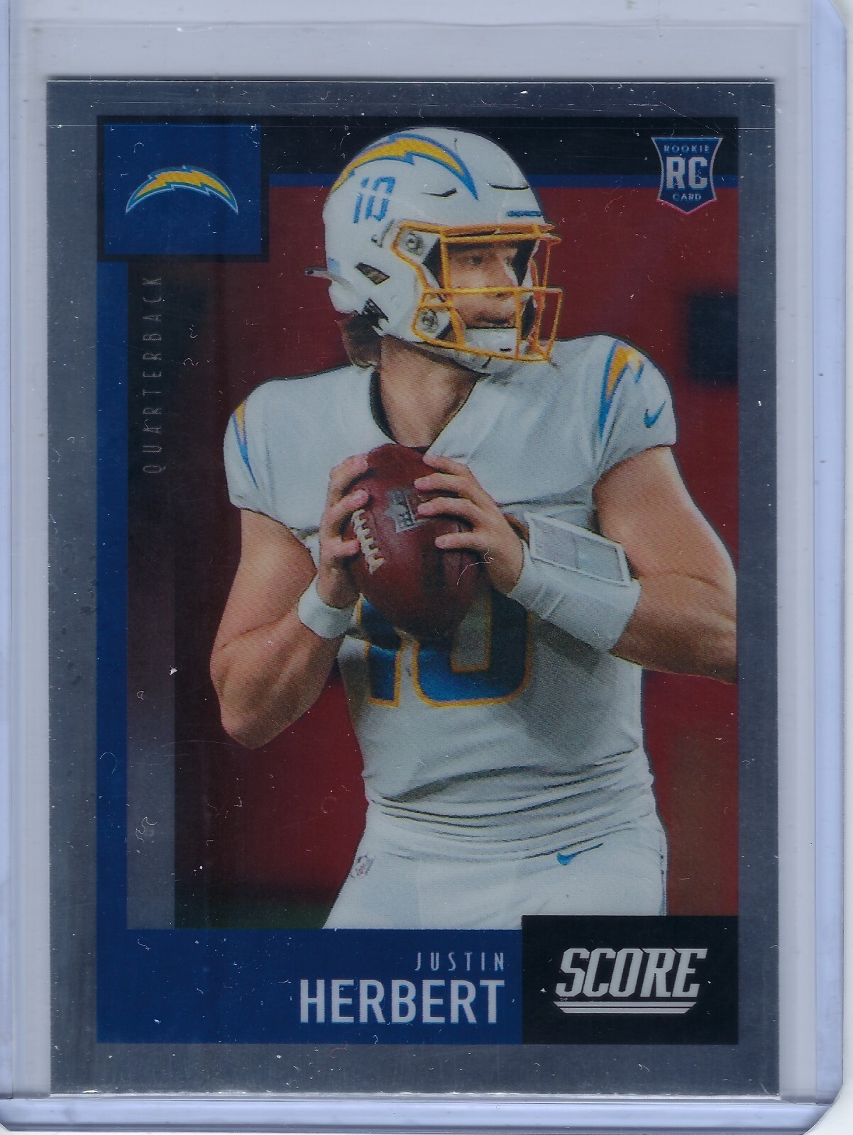 2020 Score #443 Justin Herbert Chronicles RC