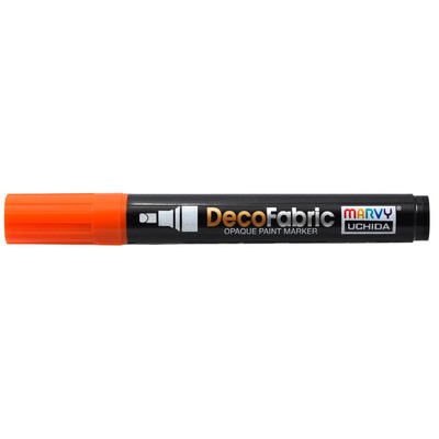 Uchida DecoFabric Opaque Paint Marker Chisel Tip-Orange 5A00219T-1G440