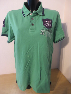 IDENTIC ° modisches Polohirt Gr. M / 48 50 grün Herren Mode Kleidung T-Shirt