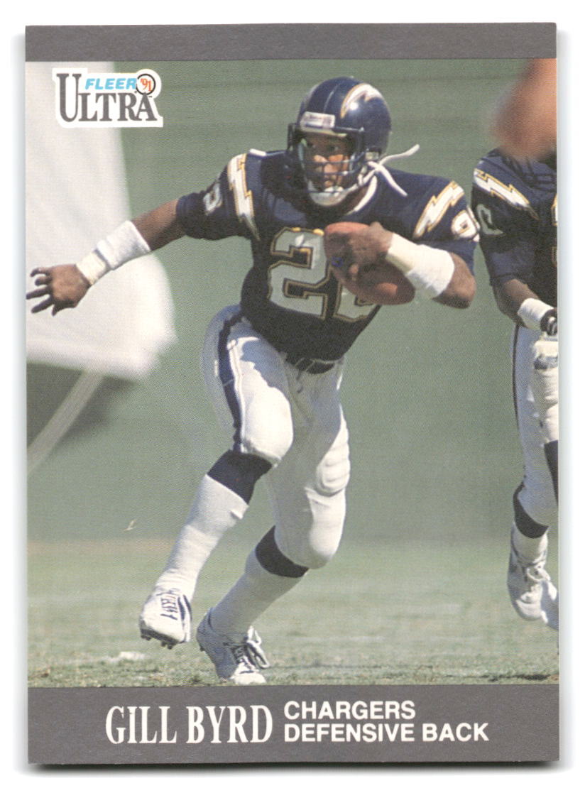 Gill Byrd 1991 Ultra FOOTBALL #121a San Diego Chargers
