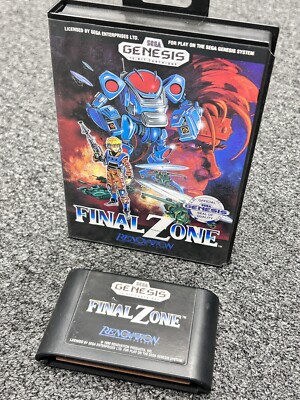 Final Zone (Sega Genesis, 1990) Authentic Excellent  