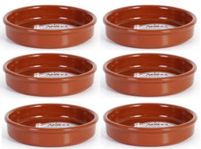 6x AZOFRA Tapas Dish size 16cm Oven Proof Terracota Ceramic sharing platters