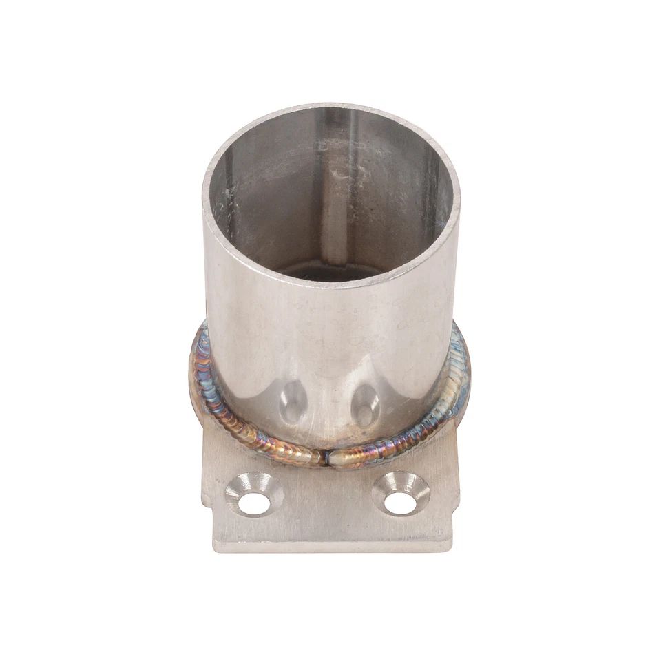 Conducto de cabeza recta de acero inoxidable con cubierta de filtro de aire para BMW K100 K75 50 MM Foto 4 de 4