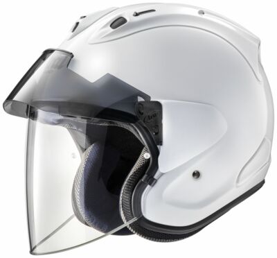 セキュリティ・セーフティ Arai VZ RAM Arai Open Face Helmet SZ-R VAS RAM-X vz-ram PLUS Glossy white ARAI
