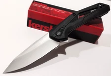 KERSHAW KS1385 Airlock Black Tactical Spring Open Assisted Folding Pocket Knife