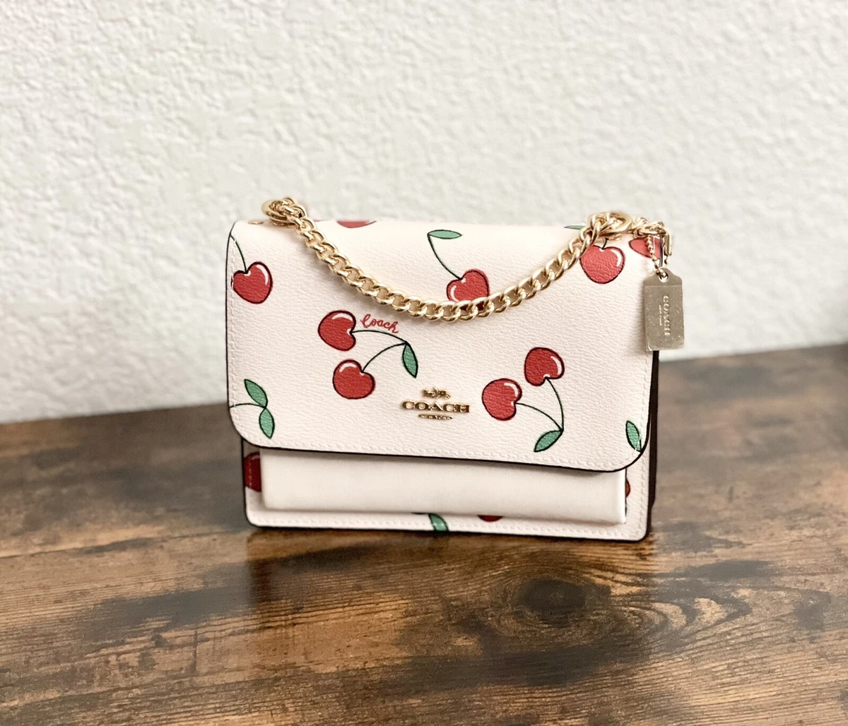 Coach cherry crossbody outlet