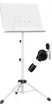 CAHAYA Sheet Music Stand & Tabletop Music Stand Solid Back with Carrying Bag