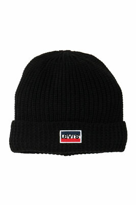Levi's Men's Small Logo Cuff Knit Beanie/Hat One Size