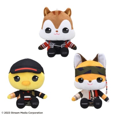 SHINee MINHO TAEMIN KEY ANIMAL COORDY Little Sitting Osuwari Plush